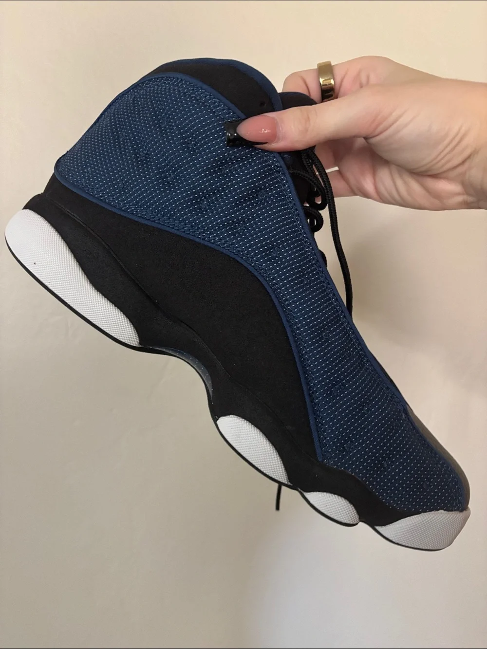 Men's Navy & Black Air Jordan 13 Retro